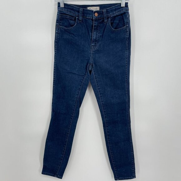 MADEWELL 10" High Riser Skinny Skinny Dark Wash Jeans in Lydia E5295 Size 26 - Picture 3 of 9